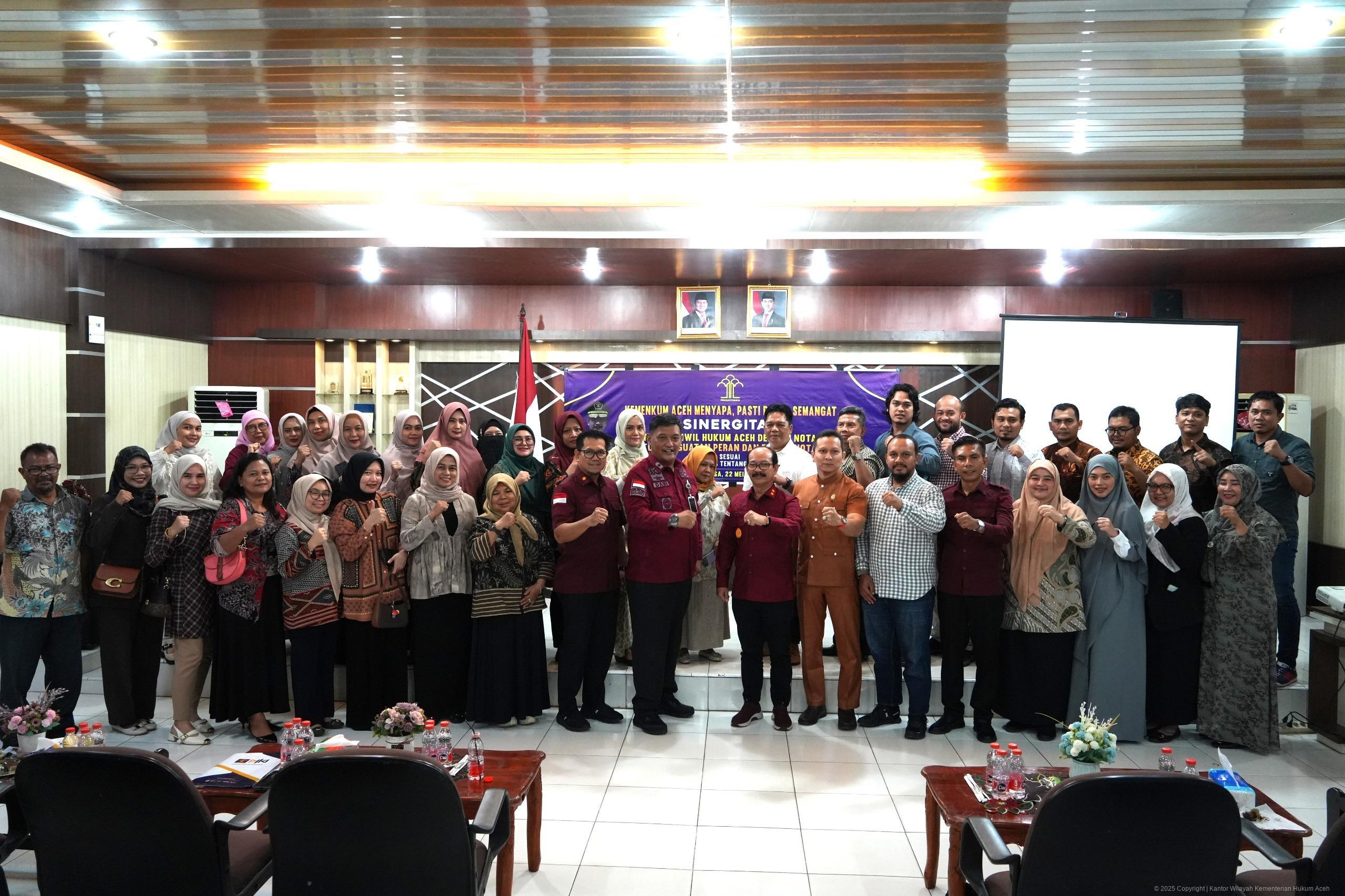 Kemenkum Aceh Ingatkan Soal Profesionalisme dan Etika Jabatan Kepada Notaris