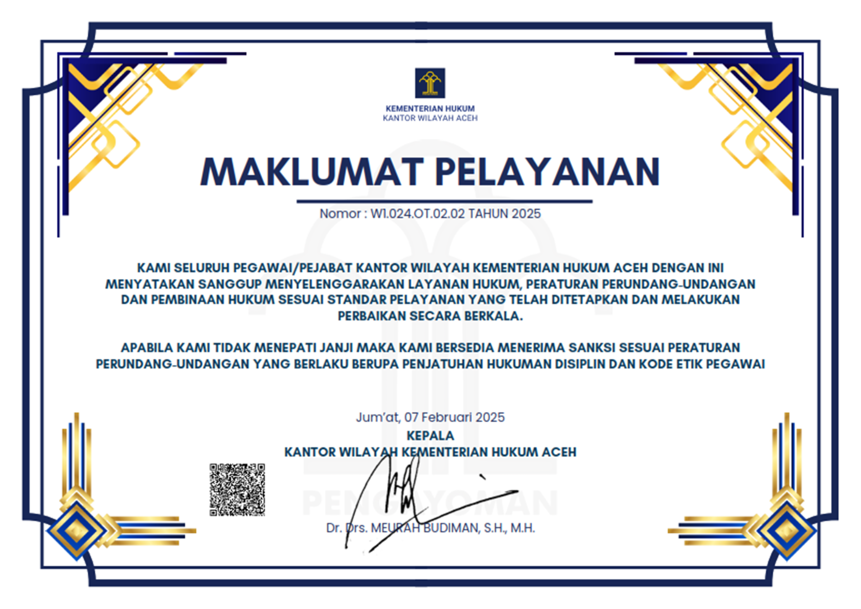 maklumat layanan 2025 200persen
